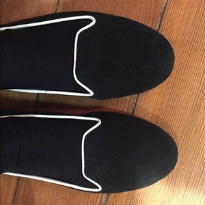 Talbots black suede flats